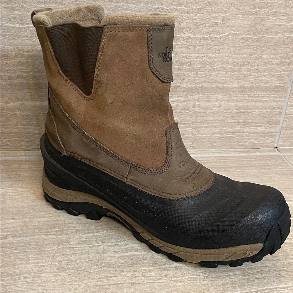 The North Face UGC Men’s Sz 10 Tan and Black Outdoor Waterproof Boots - Picture 3 of 10